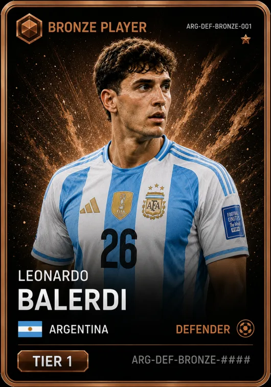 Leonardo Balerdi — Argentina Bronze DEF