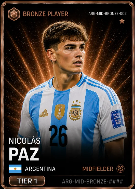 Nicolás Paz — Argentina Bronze MID
