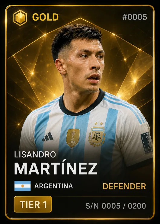 Lisandro Martínez — Argentina Gold DEF