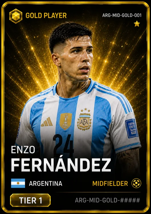 Enzo Fernández — Argentina Gold MID