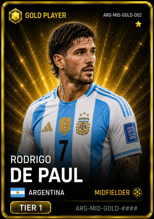 Rodrigo De Paul — Argentina Gold MID