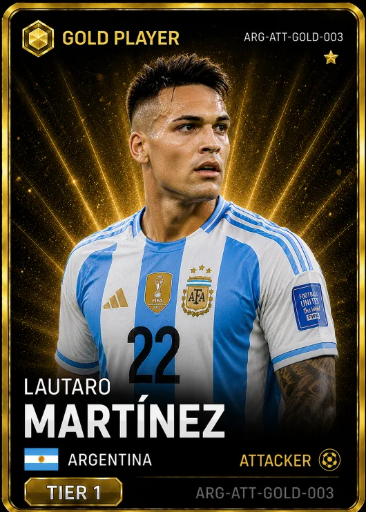 Lautaro Martínez — Argentina Gold FWD