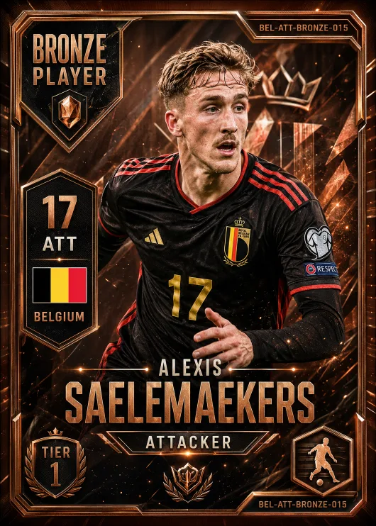 Alexis Saelemaekers — Belgium Bronze FWD