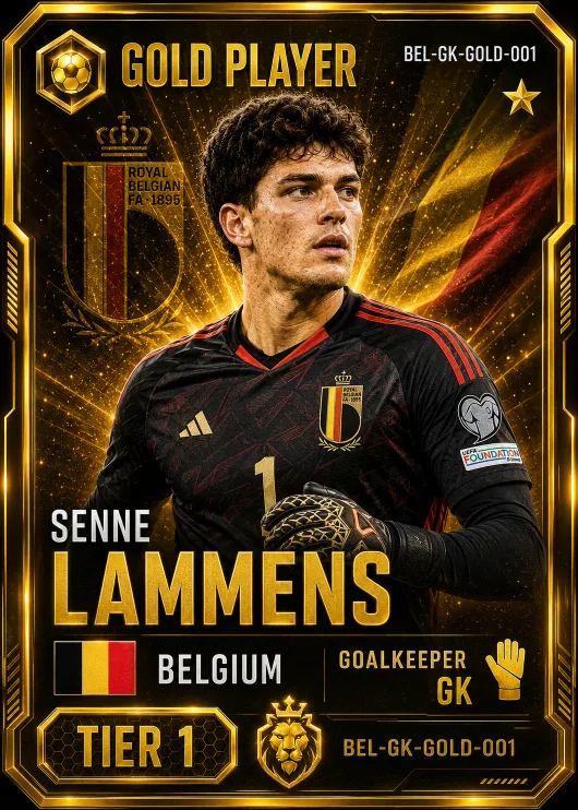Senne Lammens — Belgium Gold GK