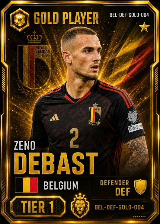 Zeno Debast — Belgium Gold DEF