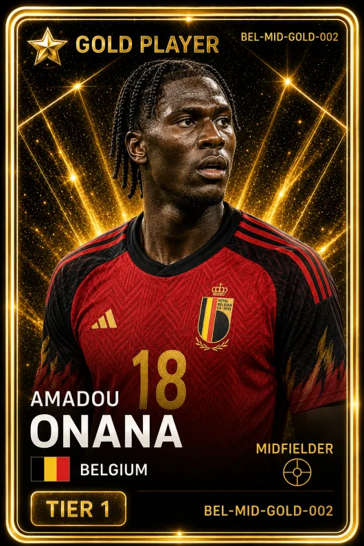Amadou Onana — Belgium Gold MID