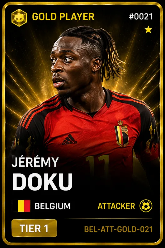 Jérémy Doku — Belgium Gold FWD