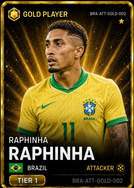 Raphinha — Brazil Gold FWD