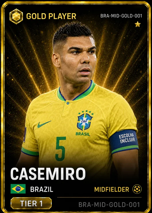 Casemiro — Brazil Gold MID