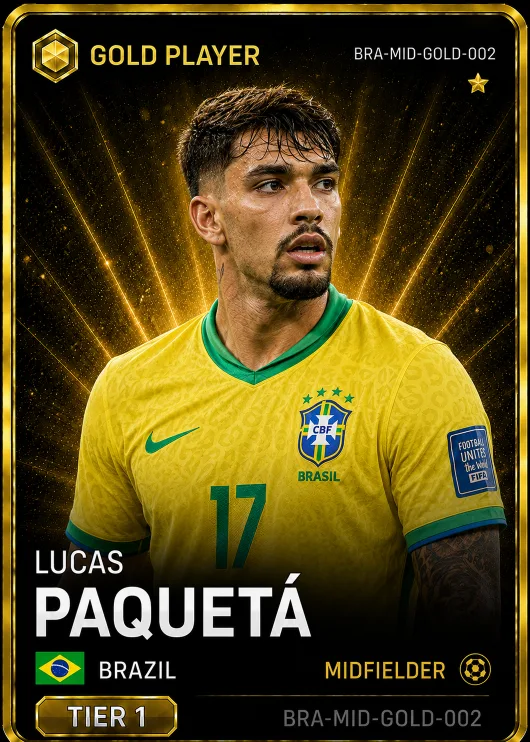 Lucas Paquetá — Brazil Gold MID