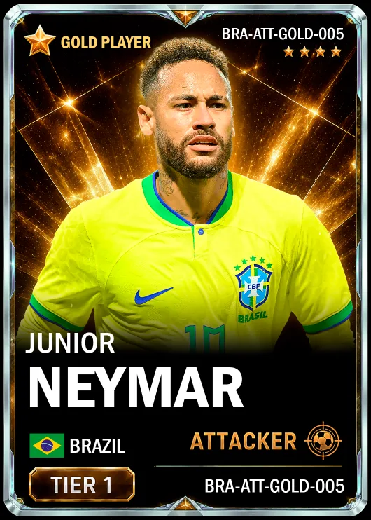 Neymar — Brazil Gold FWD