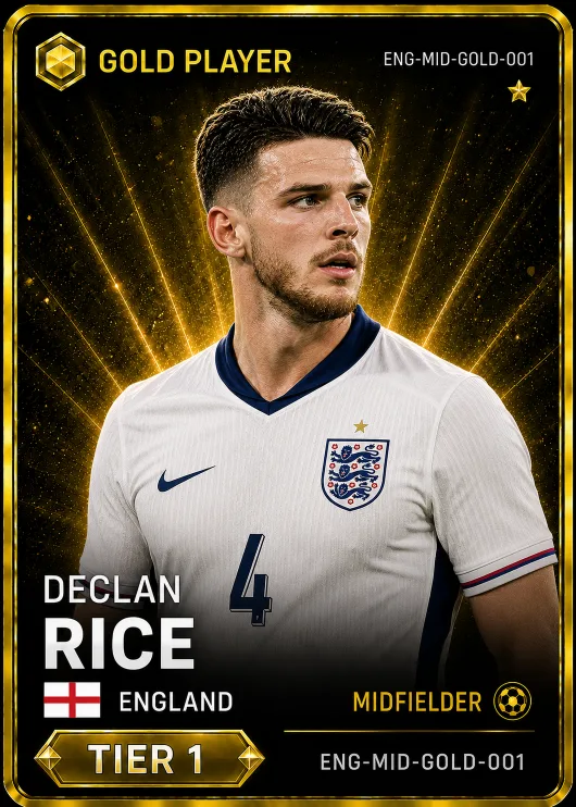 Declan Rice — England Gold MID