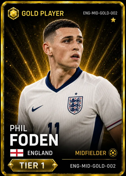 Phil Foden — England Gold MID