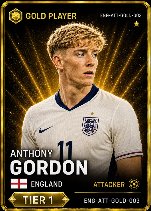 Anthony Gordon — England Gold FWD