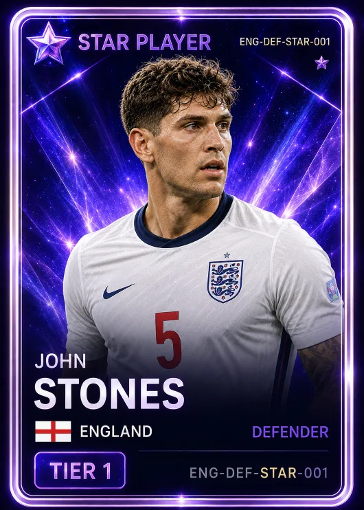 John Stones — England Star DEF