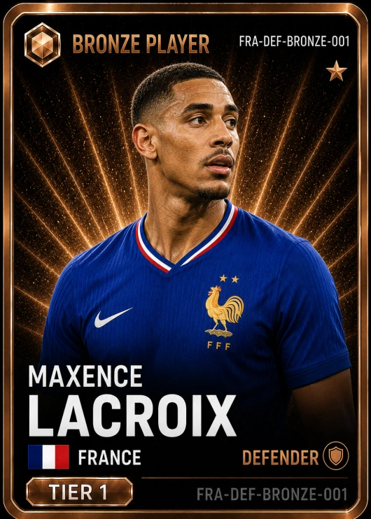 Maxence Lacroix — France Bronze DEF