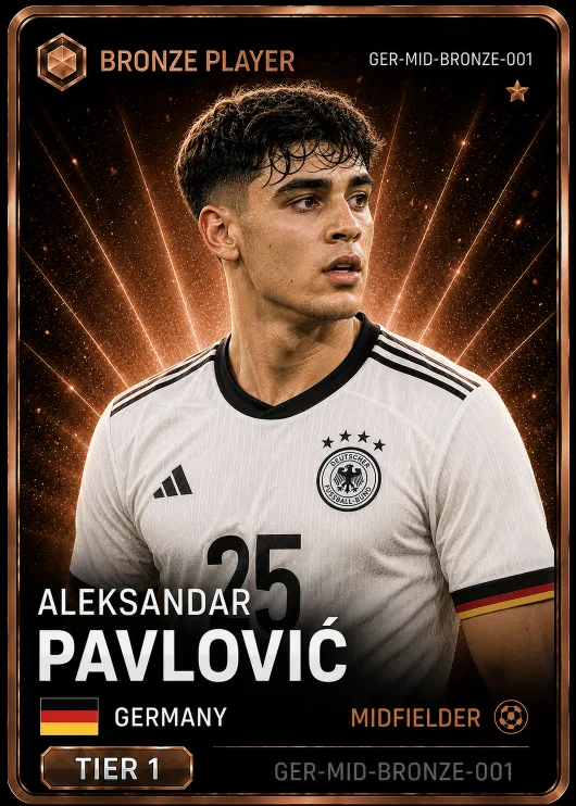 Aleksandar Pavlović — Germany Bronze MID