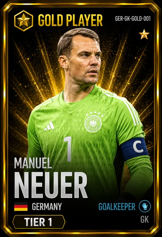 Manuel Neuer — Germany Gold GK