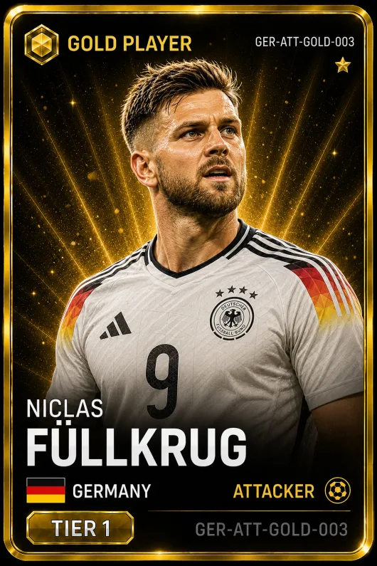 Niclas Füllkrug — Germany Gold FWD