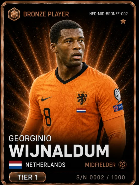 Georginio Wijnaldum — Netherlands Bronze MID