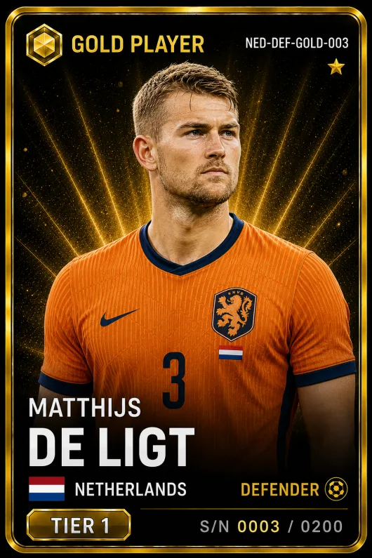 Matthijs de Ligt — Netherlands Gold DEF