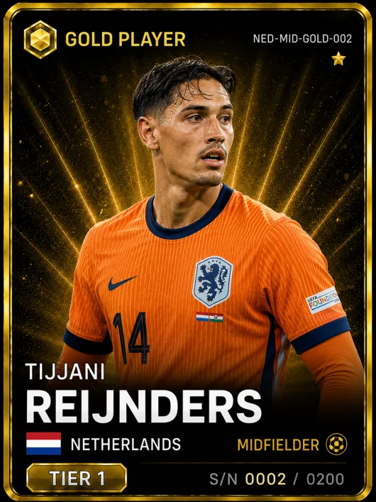Tijjani Reijnders — Netherlands Gold MID