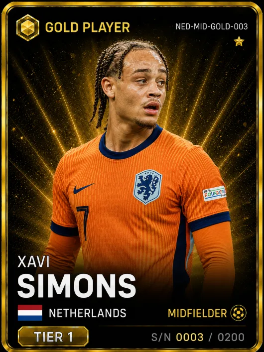 Xavi Simons — Netherlands Gold MID