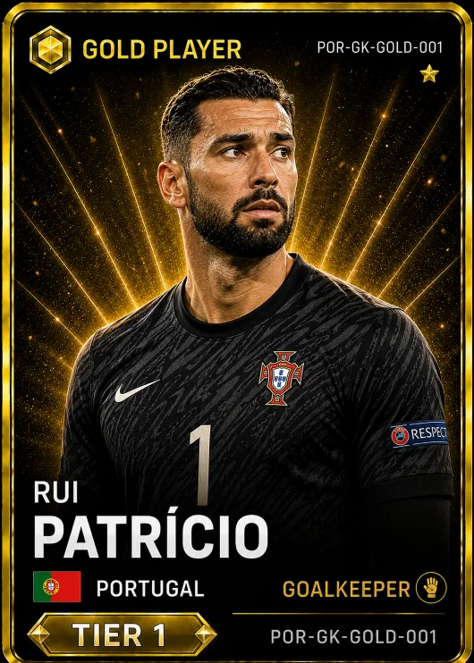 Rui Patrício — Portugal Gold GK