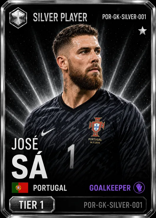 José Sá — Portugal Silver GK