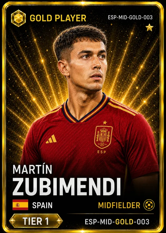 Martín Zubimendi — Spain Gold MID