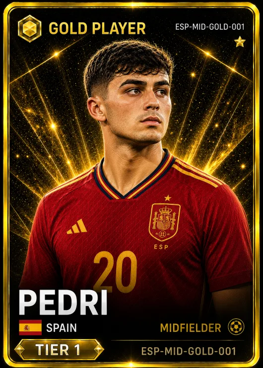 Pedri — Spain Gold MID