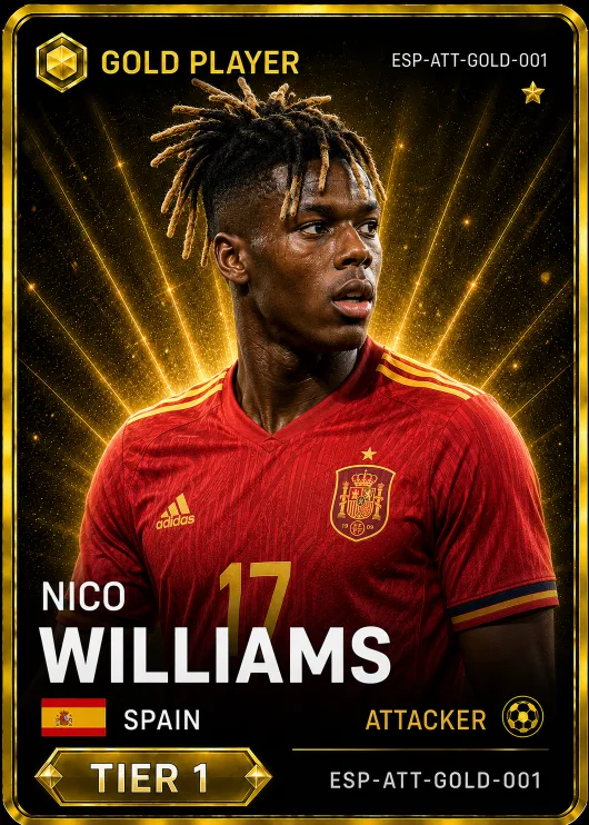 Nico Williams — Spain Gold FWD