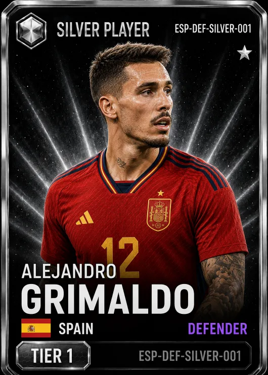 Alejandro Grimaldo — Spain Silver DEF