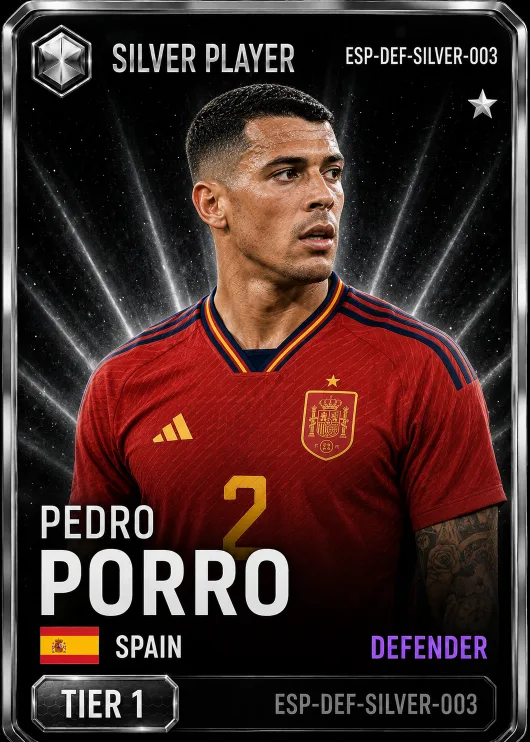Pedro Porro — Spain Silver DEF